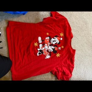 Mickey and Minnie Christmas t shirt